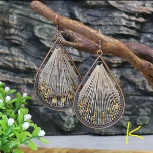 Buy1️⃣get1️⃣🆓‼️ Bohemian Ethnic Earrings Alloy Drop boho beads Vintage Geometric